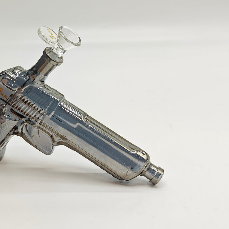 Electroplated 7.5" Arsenal Glass Bong [SGun1-A] Glass Bong Fortune