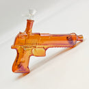 Electroplated 7.5" Arsenal Glass Bong [SGun1-A] Glass Bong Fortune Brown