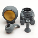 6“ Astronaut Silicone Water Pipe [SP1116] Resin · Silicone · Plastic Bong Super Supplys Inc
