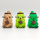 5.5" Pug Silicone Water Pipe [SP1118] Resin · Silicone · Plastic Bong Super Supplys Inc