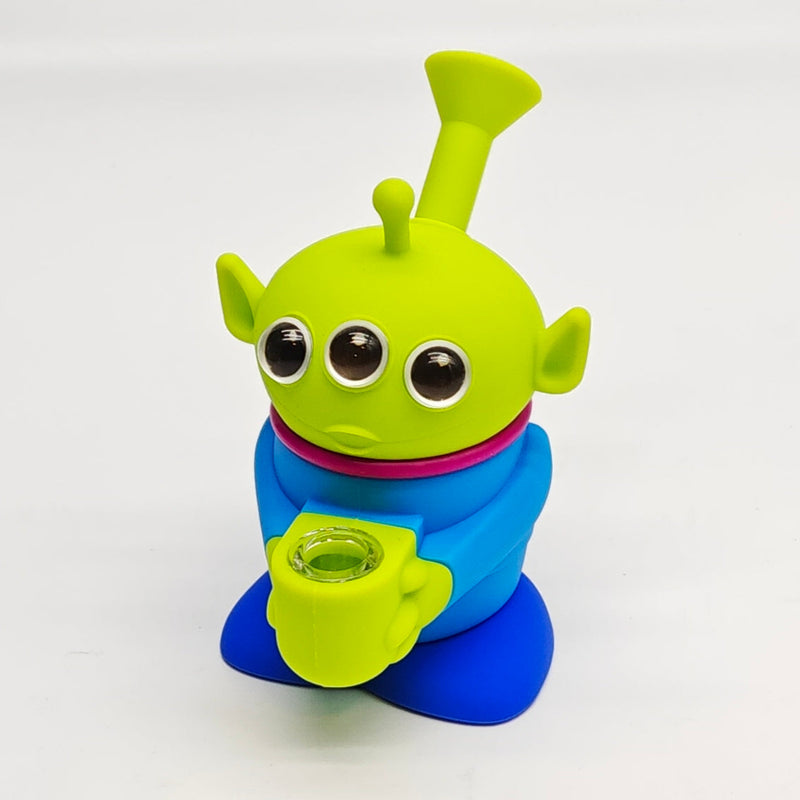5" Alien Water Pipe- Assorted Color Resin · Silicone · Plastic Bong Super Supplys Inc