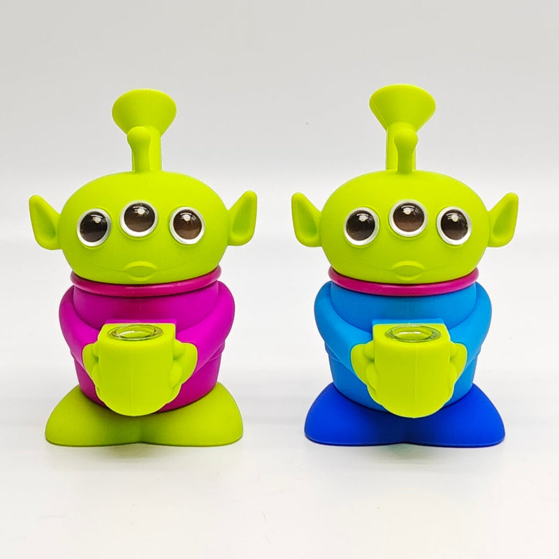 5" Alien Water Pipe- Assorted Color Resin · Silicone · Plastic Bong Super Supplys Inc