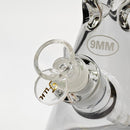 14" Electroplated Etched Monogram Design 9mm Glow in the Dark Beaker [LV145009] Glass Bong Super Supplys Inc