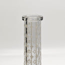 14" Electroplated Etched Monogram Design 9mm Glow in the Dark Beaker [LV145009] Glass Bong Super Supplys Inc