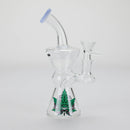 6.5″ Cartoon Print Glass Bong [F230829-4] Glass Bong Canadian Distributor Milk Blue (Sticker 2)