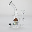 6.5″ Cartoon PrintGlass Bong [F230829-1B] Glass Bong Canadian Distributor Gray (Sticker 2)