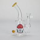 6.5″ Cartoon PrintGlass Bong [F230829-1B] Glass Bong Canadian Distributor Yellow (Sticker 3)