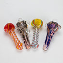 4.5" Fancy Glass Pipe – 10 Pieces in Display Jar Glass Pipe Bongzie Smokes