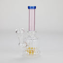 6" Stemless Glass Bong with Water Diffuser – 14mm Bowl Joint Glass Bong Bongzie Smokes Pink