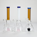 8.5" Stemless Glass Bong with Diffuser – Assorted Colors Glass Bong Bongzie Smokes