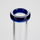 11" Stemless Glass Bong with Diffuser – 14mm Bowl Joint Glass Bong Bongzie Smokes