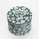 58mm Diamond Star 4-Part Aluminum Herb Grinder – 16pcs Bulk Pack Regular Grinder Bongzie Smokes