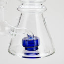 11" Stemless Glass Bong with Diffuser – 14mm Bowl Joint Glass Bong Bongzie Smokes