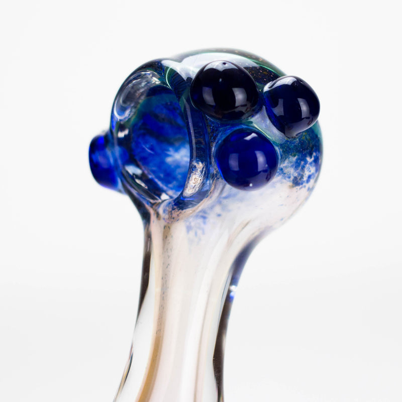 4" Gold Fuming Glass Pipe – 2pcs assorted Pack Glass Pipe Bongzie Smokes