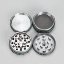 58mm Diamond Star 4-Part Aluminum Herb Grinder – 16pcs Bulk Pack Regular Grinder Bongzie Smokes