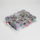 53mm Dual-Tone 4-Part Aluminum Herb Grinder – 20pcs Bulk Pack Regular Grinder Bongzie Smokes