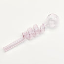 5.5" Spring Colour Oil Burner Pipe [SSP] Oil Burner Super Supplys Inc Pink