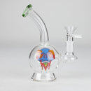 6.5″ Cartoon PrintGlass Bong [F230829-1D] Glass Bong Canadian Distributor Green (Sticker 2)