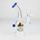 6.5″ Cartoon PrintGlass Bong [F230829-2B] Glass Bong Canadian Distributor Blue (Sticker 3)