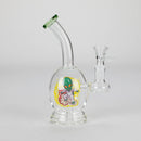 6.5″ Cartoon PrintGlass Bong [F230829-2C] Glass Bong Canadian Distributor Green (Sticker 2)