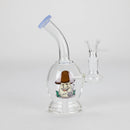 6.5″ Cartoon PrintGlass Bong [F230829-2C] Glass Bong Canadian Distributor Milk Blue (Sticker 5)