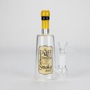6″ Wine Bottle Design Glass Bong [G0923045] Glass Bong Canadian Distributor The Puff Smoker (Bottle 7)