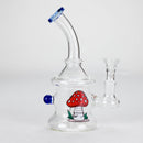 6.5″ Cartoon PrintGlass Bong [F230829-1E] Glass Bong Canadian Distributor Blue (Sitcker 2)