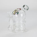6.5″ Cartoon Print Glass Bong [F230829-3] Glass Bong Canadian Distributor Gray (Sticker 1)