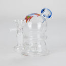 6.5″ Cartoon Print Glass Bong [F230829-3] Glass Bong Canadian Distributor Blue (Sticker 4)