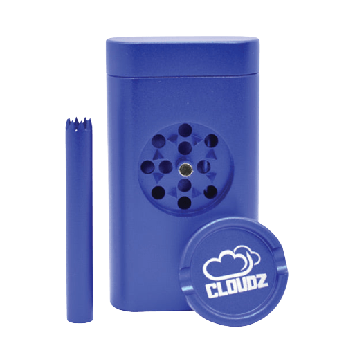 Cloudz | All-In-One Dugout Display Box – Grinder + Hitter – 12 Count Display Pack Cloudz Smoke