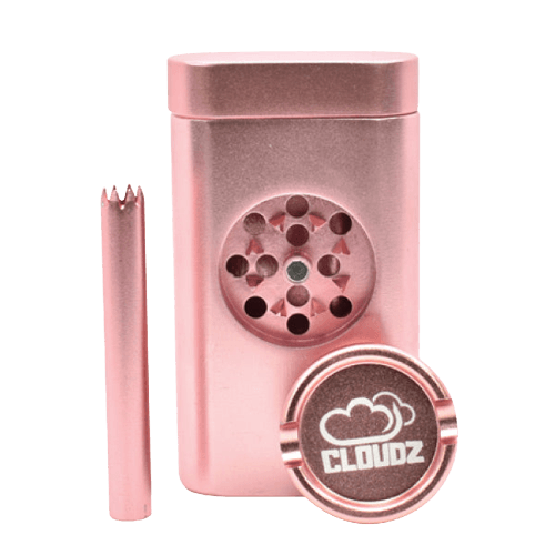 Cloudz | All-In-One Dugout Display Box – Grinder + Hitter – 12 Count Display Pack Cloudz Smoke
