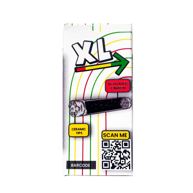 O Slimjim | Classic XL Carbon Filters (6mm) (Box of 20)