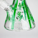 12" Panda & Bamboo Beaker Glass Bong – 7mm Thick with Ice Pinch Glass Bong RMG WHOLESALE