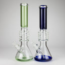 17" Ring Style Beaker Glass Bong – Spiral Neck | Ice Catcher | 14mm Bowl Joint Glass Bong RMG WHOLESALE