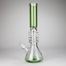 17" Ring Style Beaker Glass Bong – Spiral Neck | Ice Catcher | 14mm Bowl Joint Glass Bong RMG WHOLESALE