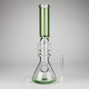17" Ring Style Beaker Glass Bong – Spiral Neck | Ice Catcher | 14mm Bowl Joint Glass Bong RMG WHOLESALE