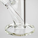 15" Cylindrical Clear Glass Water Pipe – 7mm Thick with Ice Catcher Straight Tube Bong with Wide Base & Deep Bowl Glass Bong RMG WHOLESALE