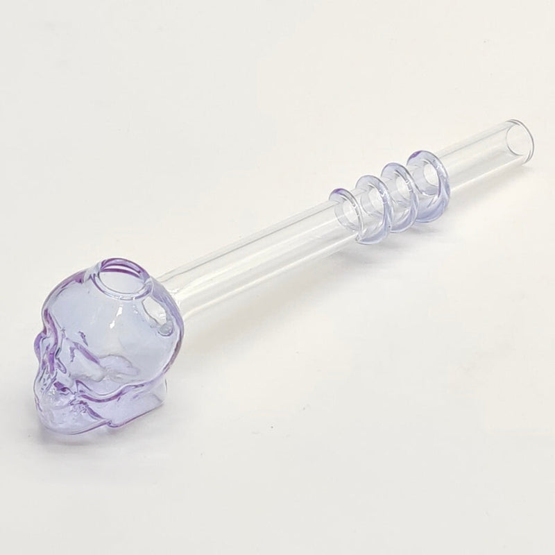 Color Skull Oil Burner Pipe [SKP] Oil Burner Super Supplys Inc Purple