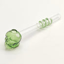 Color Skull Oil Burner Pipe [SKP] Oil Burner Super Supplys Inc Green
