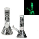 8″Glow In The Dark Glass bong – Assorted (CDGlOW-001-15)-Box of 15 Glass Bong Canadian Distributor