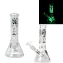 8″Glow In The Dark Glass bong – Assorted (CDGlOW-001-15)-Box of 15 Glass Bong Canadian Distributor