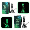 8″Glow In The Dark Glass bong – Assorted (CDGlOW-001-15)-Box of 15 Glass Bong Canadian Distributor