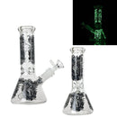 8″Glow In The Dark Glass bong – Assorted (CDGlOW-001-15)-Box of 15 Glass Bong Canadian Distributor