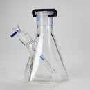 Preemo | 8" Hexagonal Beaker Base – 7mm Thick Geometric Glass [P028] Glass Bong preemo