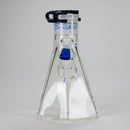 Preemo | 8" Hexagonal Beaker Base – 7mm Thick Geometric Glass [P028] Glass Bong preemo