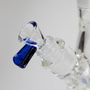 Preemo | 8" Hexagonal Beaker Base – 7mm Thick Geometric Glass [P028] Glass Bong preemo