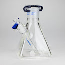 Preemo | 8" Pyramid Beaker Base – 7mm Thick Glass DIY Piece [P006] Glass Bong preemo BLUE