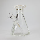 Preemo | 8" Hexagonal Beaker Base – 7mm Thick Geometric Glass [P028] Glass Bong preemo GOLD