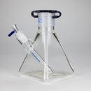 Preemo | 8" Pyramid Beaker Base – 7mm Thick Glass DIY Piece [P006] Glass Bong preemo