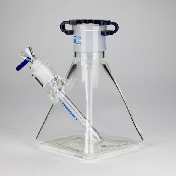 Preemo | 8" Pyramid Beaker Base – 7mm Thick Glass DIY Piece [P006] Beaker Bong preemo